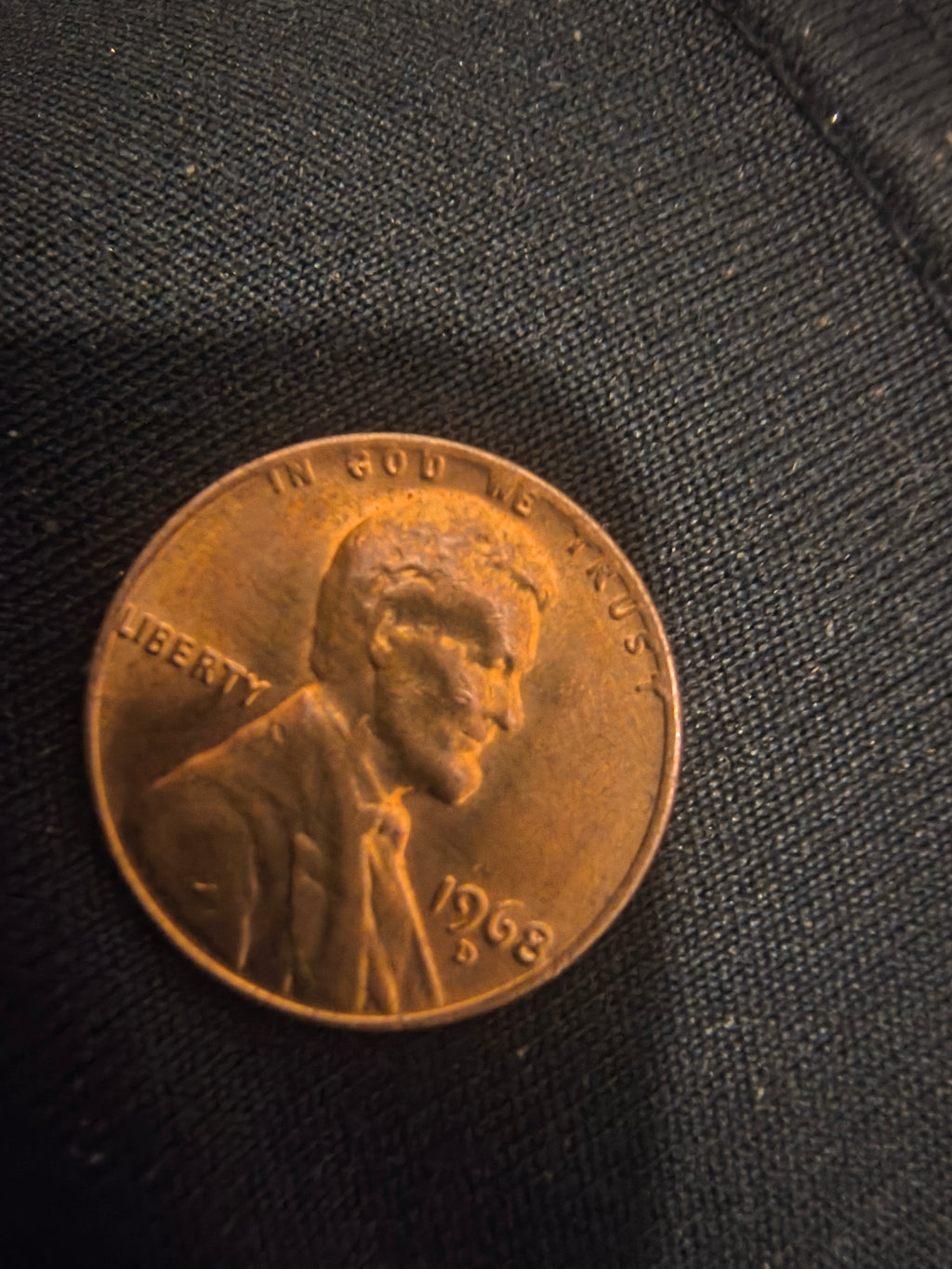 Red 1968D double die