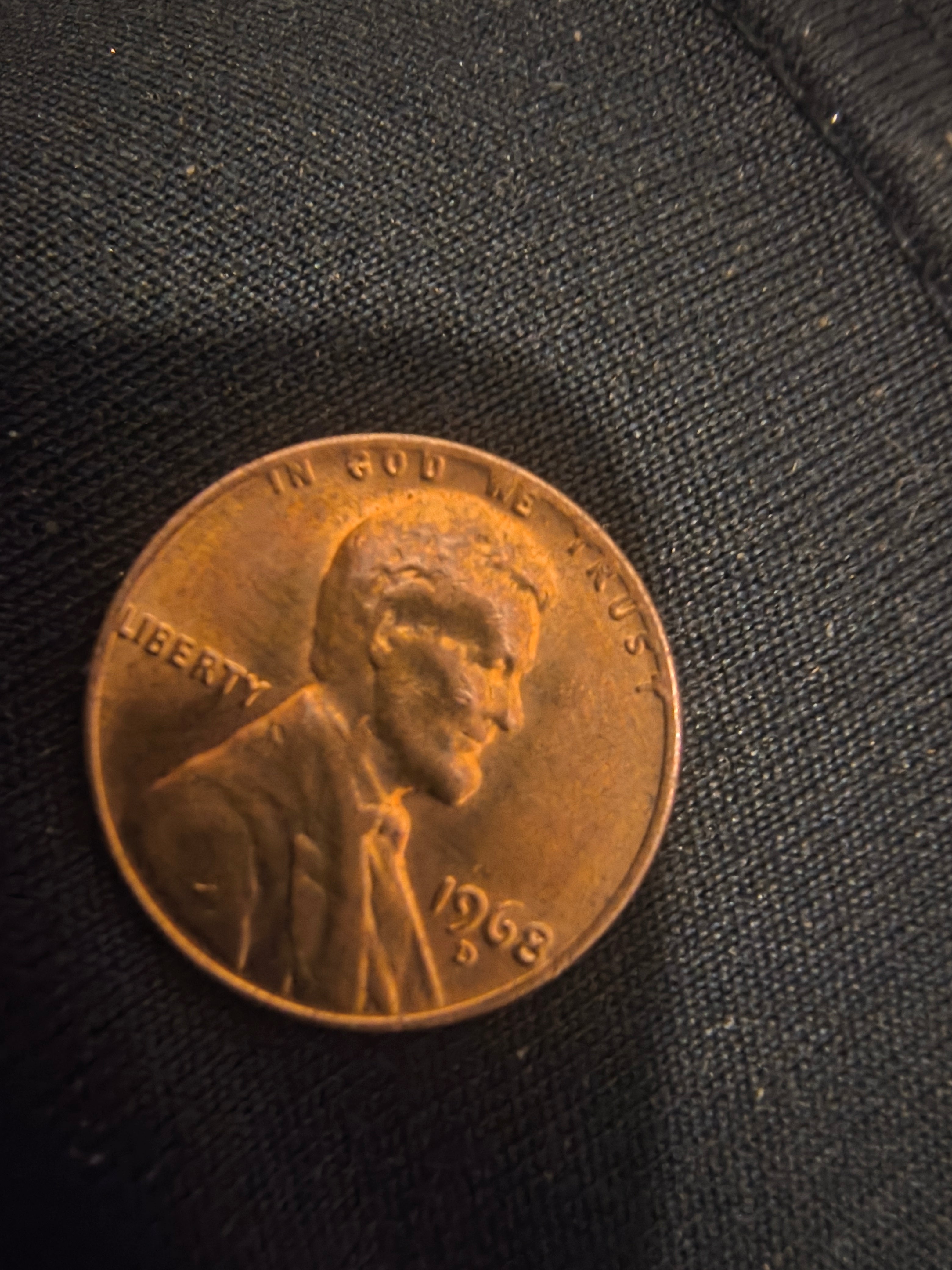 Red 1968D double die